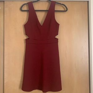 Cutout v-neck dress. Worn once